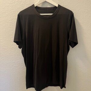 Black Lululemon Cotton Men's Shortsleeve Tshirt